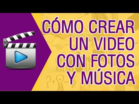 ¿Dónde puedo hacer un video con fotos y música?
