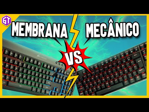 Qual a diferença entre teclado mecânico e de membrana?
