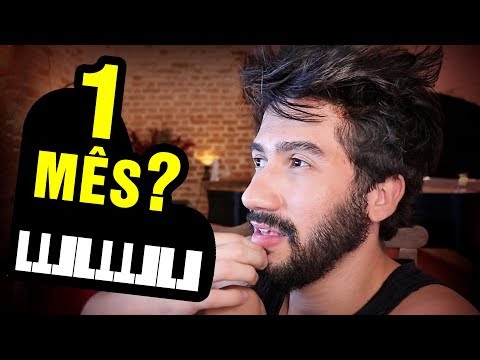 Quanto tempo uma pessoa leva para aprender a tocar piano?