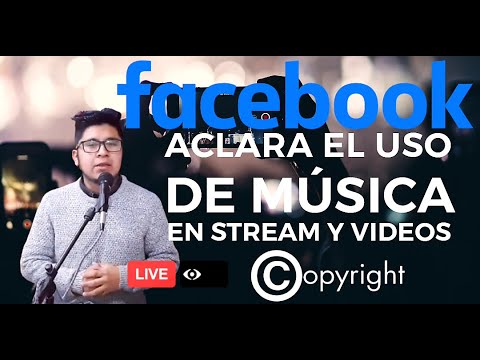 ¿Qué pasa si uso música con copyright en Facebook?