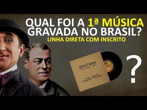Qual foi a primeira música evangélica gravada no Brasil?