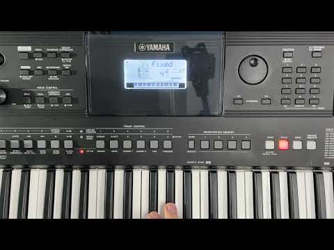 Qual teclado Yamaha tem teclas sensitivas?