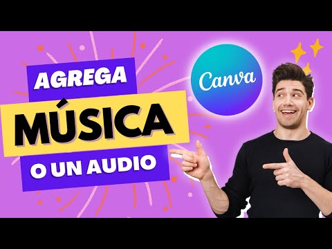 ¿Cómo agregar un audio descargado en Canva?
