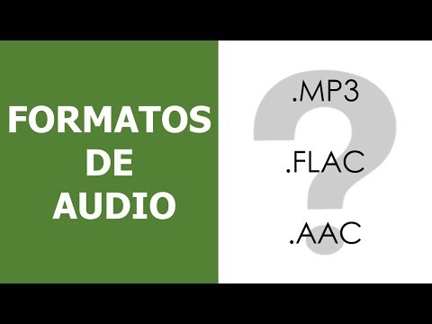 ¿Cuáles son los formatos de archivo de audio?