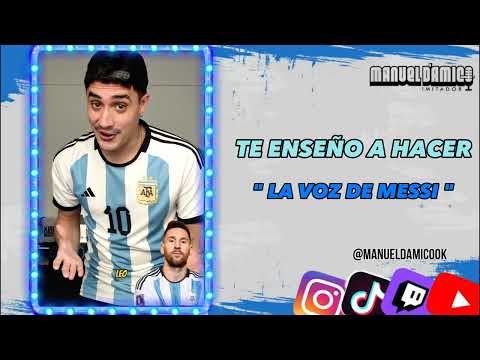 ¿Cómo hacer un audio con la voz de Messi?