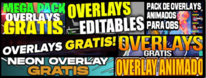 overlays animados para obs pack overlays gratis